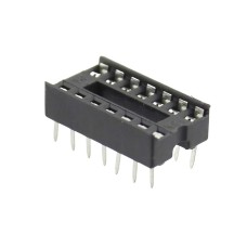 Soclu pentru CI, 14 pini, pas pini 2,54mm, 128604