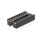Soclu pentru CI, 16 pini, pas pini 2,54mm - 128605