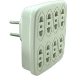 Distribuitor retea x 8 prize, fara impamantare - 111841 Distribuitor retea x 8 prize, fara impamantare - 111841