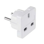 Adaptor priza Anglia, alb - 401572 Adaptor priza Anglia, alb - 401572