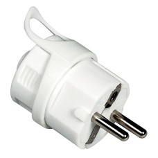 Stecher 16A, IP20, alb, Commel, 524353 Stecher 16A, IP20, alb, Commel, 524353