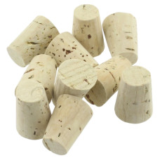 Set 10 dopuri de pluta, 10-14mm, lungime 19mm, 253320