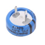 Supercondensator, 0.047F, 5.5V DC, KEMET, FYL0H473ZF, T130329