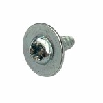 Surub 2.9mm, 10.1mm, cap rotund, bombat, cu saiba, D000821