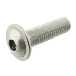 Surub M8, otel inoxidabil A2, 20mm, cap buton, KRAFTBERG, K8X20/ISO7380-2-A2, T151839