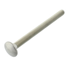 Surub M8, otel inoxidabil A2, lungime 100mm, buton, pas filet 1.25, BOSSARD, 1413759, T270521