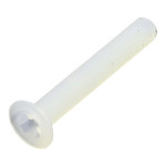 Surub M3, poliamida, 20mm, cap ingropat, DREMEC, 8G207M3X20, T151561