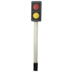 Tastatura cu membrana, 40x20mm, 2 taste, 110237 Tastatura cu membrana, 40x20mm, 2 taste, 110237