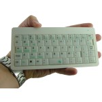 Mini tastatura fara fir, iluminata, 56 taste, USB - 114516