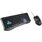 Kit tastatura si mouse laser, Gamer, Quer - 401369