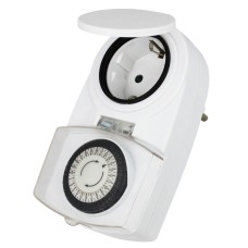 Temporizator mecanic, zilnic, 16A, 3500W, IP44, Commel, 524542 Temporizator mecanic, zilnic, 16A, 3500W, IP44, Commel, 524542