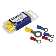 Terminale cu inel, 1.5 - 2.5 mm², 4.3 mm, set 25 bucati, Commel, 524348 Terminale cu inel, 1.5 - 2.5 mm², 4.3 mm, set 25 bucati, Commel, 524348