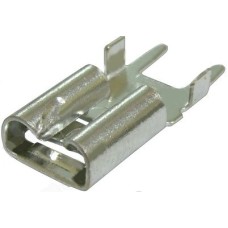 Papuc 6,2mm, mama, cu lipire PCB - 125931 Papuc 6,2mm, mama, cu lipire PCB - 125931