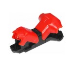 Terminal pentru imbinare cablu, 24-18AWG, 3 borne, rosu - 125751