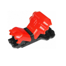 Terminal pentru imbinare cablu, 24-18AWG, 3+3 borne, rosu - 125753