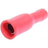 Terminal 4,2mm, izolat, rosu - 125928 Terminal 4,2mm, izolat, rosu - 125928