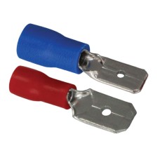 Set 25 terminale izolate, 0.5 - 1.5 mm², 0.8 x 2.8 mm, Commel, 524327 Set 25 terminale izolate, 0.5 - 1.5 mm², 0.8 x 2.8 mm, Commel, 524327