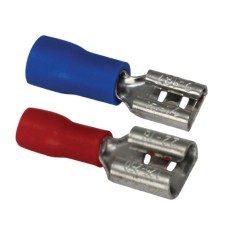 Set 25 terminale izolate, 1.5 - 2.5 mm², 0.8 x 4.75 mm, Commel, 524329 Set 25 terminale izolate, 1.5 - 2.5 mm², 0.8 x 4.75 mm, Commel, 524329