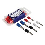 Set 100 buc terminale izolate, 1 mm², Commel, 524336 Set 100 buc terminale izolate, 1 mm², Commel, 524336