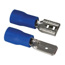 Terminal izolat, 0.5 - 1.5 mm², 0.8 x 6.35 mm, set 20 bucati, Commel, 524339 Terminal izolat, 0.5 - 1.5 mm², 0.8 x 6.35 mm, set 20 bucati, Commel, 524339