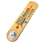 Termometru cu alcool, higrometru analogic, -30 °C...50 °C, 235x52x15mm, 105169