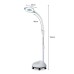 Lampa cosmetica cu lupa, talpa cu roti, LED, 165cm - 650051